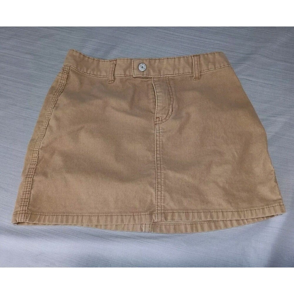 Gap Jeans Tan Corduroy Women's Mini Skirt Size 0
